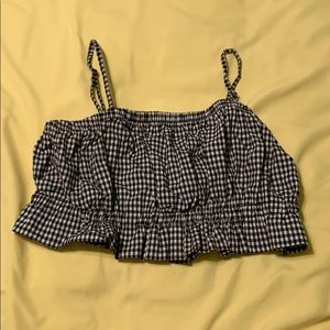 Gingham Crop Top